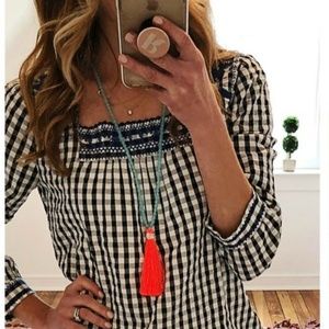 J Crew Tassel Necklace